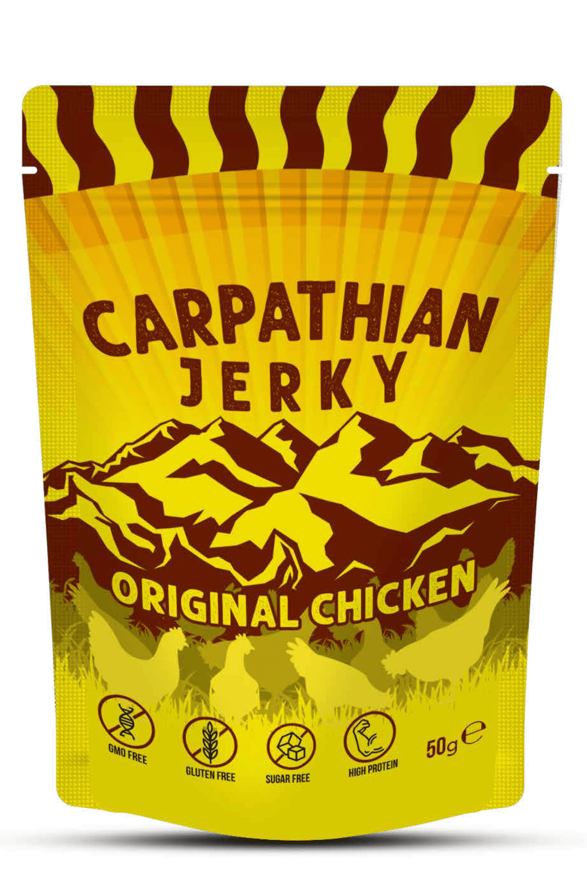 Carpathian Jerky Original Piščanec - Carpathian Jerky