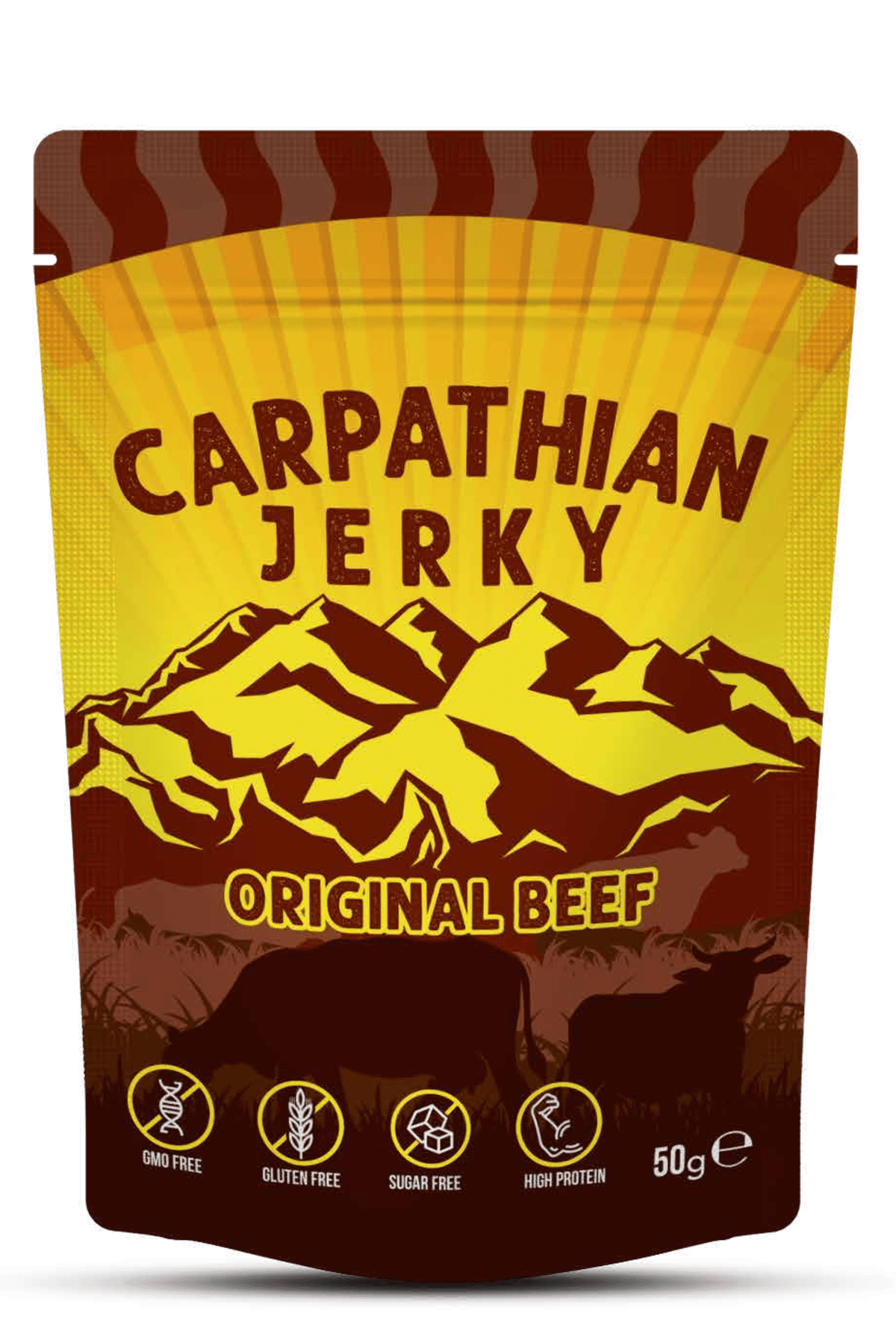 Carpathian Jerky Original Goveje Mesо - Carpathian Jerky