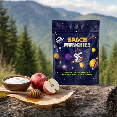 Space Munchies Liofiliziran Jogurt z Jabolkom in Medom